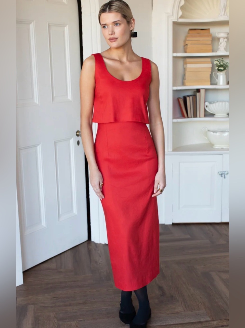 Emerson Fry Roma Midi Dress Size S